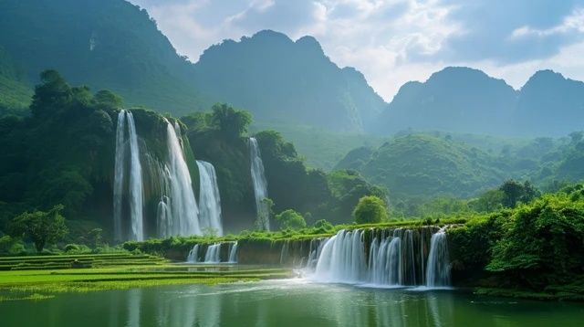 旅行探秘亞洲最寬瀑布！落差290米！千瀧溝大瀑布，氣勢磅礴壯觀！