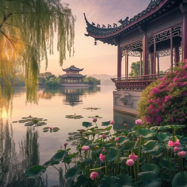 在炎炎夏日，杭州這座歷史悠久的城市，以其獨特的魅力吸引著無數(shù)游客