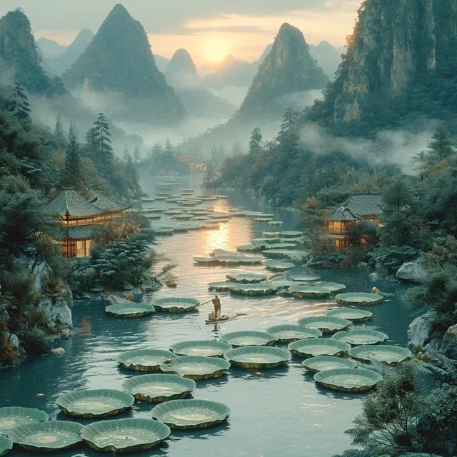 
中國仙境之旅：風(fēng)光美食雙重享，十大必游地探秘。