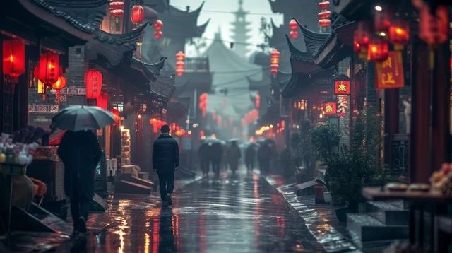 美麗之旅寧波美食寧波城市之心，三江交匯處