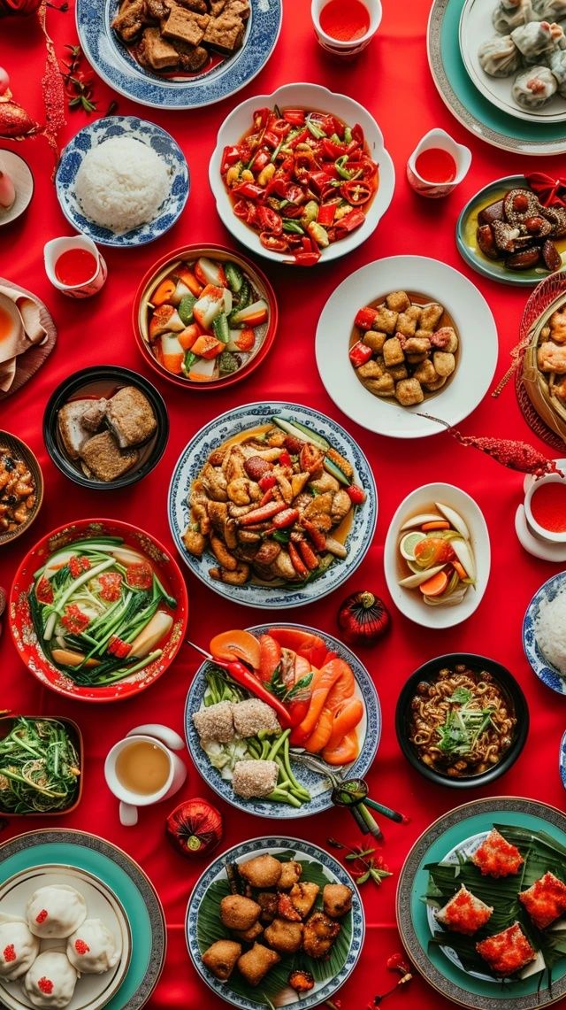 
中國人美食文化盛宴，福澤綿長！ 
