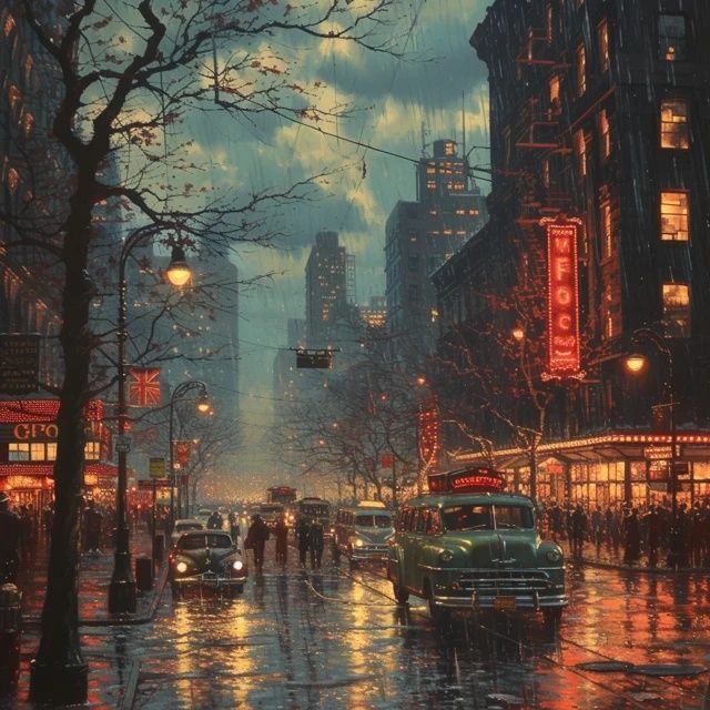 傍晚時(shí)分，夕陽(yáng)余暉溫柔地籠罩著熱鬧的城市，帶來(lái)一份寧?kù)o與美好