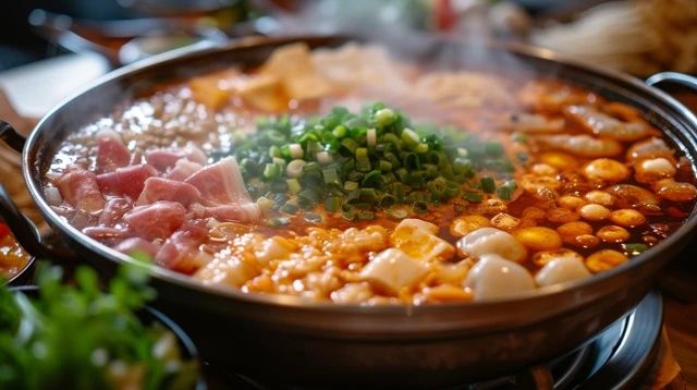炎炎夏日，與好友共品熱辣牛腩火鍋，點燃味覺盛宴