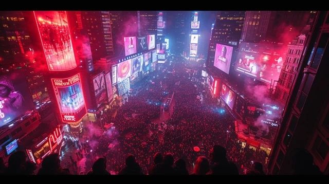 漯河夜晚：華燈初上，霓虹閃爍點(diǎn)亮豫中夜景