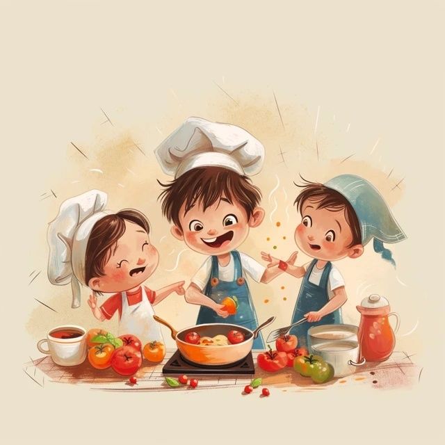 幼兒園萌娃化身小廚神，在田間大展身手制作美食！