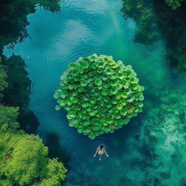 北海濕地云南高原上的綠寶石，自然的調(diào)色盤