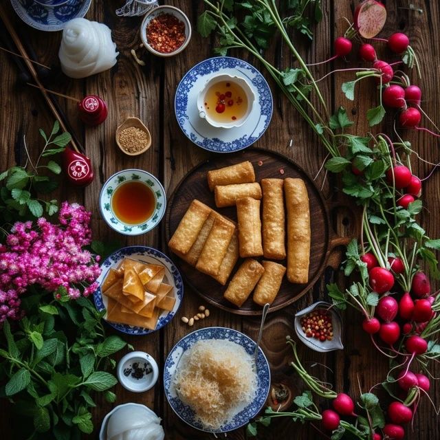 簡(jiǎn)簡(jiǎn)單單又一餐，兩個(gè)鴨爪子、一個(gè)鵝掌、一個(gè)甜辣餅、一碗豆腐花，這就是我的中餐