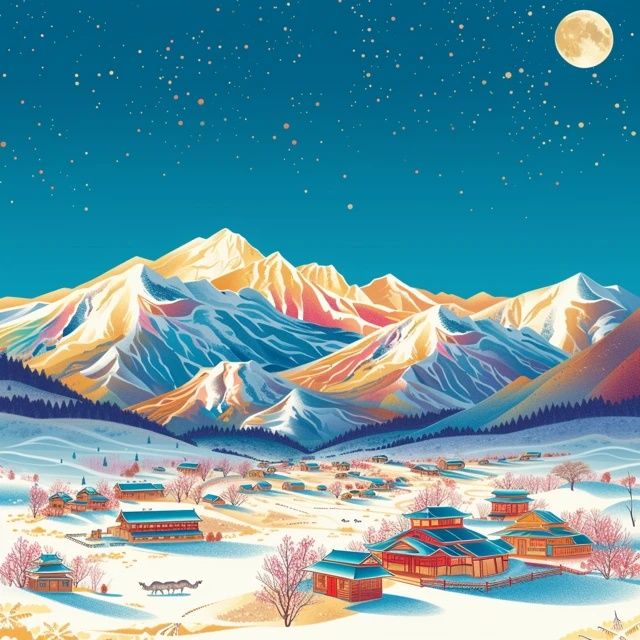 新疆昭蘇恰西四季風(fēng)光:從綠意盎然到冰雪世界的美景探索之旅