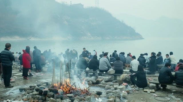 臺灣游客在安徽巢湖深感所愛！