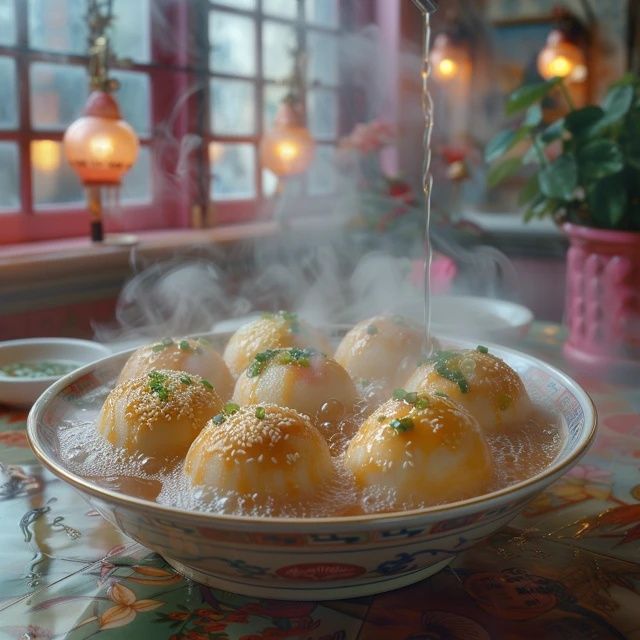 在我們小區(qū)附近，有家不起眼的小店，專門做海安野菜包子，成了鄰里間口口相傳的美味
