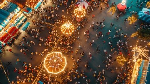 熱鬧廟會上的一次意外插曲：人潮、美食與古董背后的故事