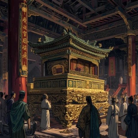 末代皇帝近況:乾隆第七世孫穿龍袍祭祖排場(chǎng)大