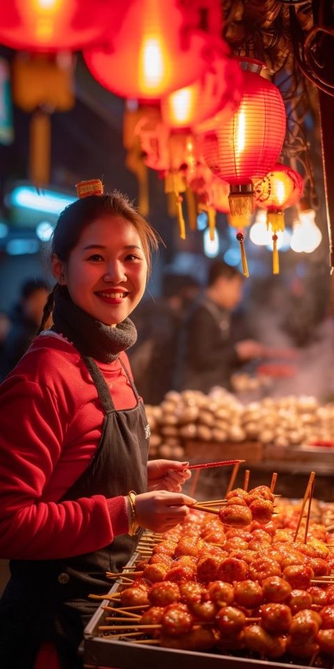 品味傳統(tǒng)廟會盛宴：歡笑、演出、美食盡在其中！