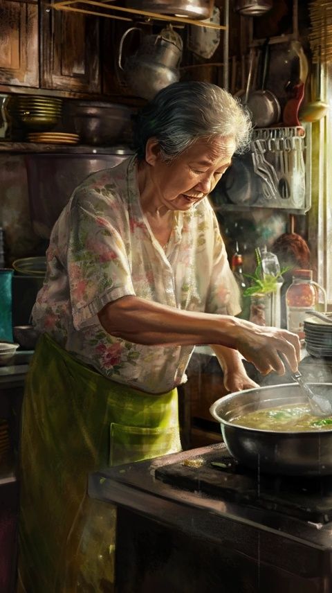 一次，黃磊在節(jié)目里做了一個雞爪軟骨湯，全場眾人都紛紛說好吃，只有那英說道我覺