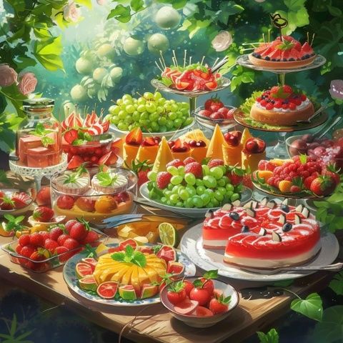 夏日美食繪:我最愛的18幅插畫盛宴