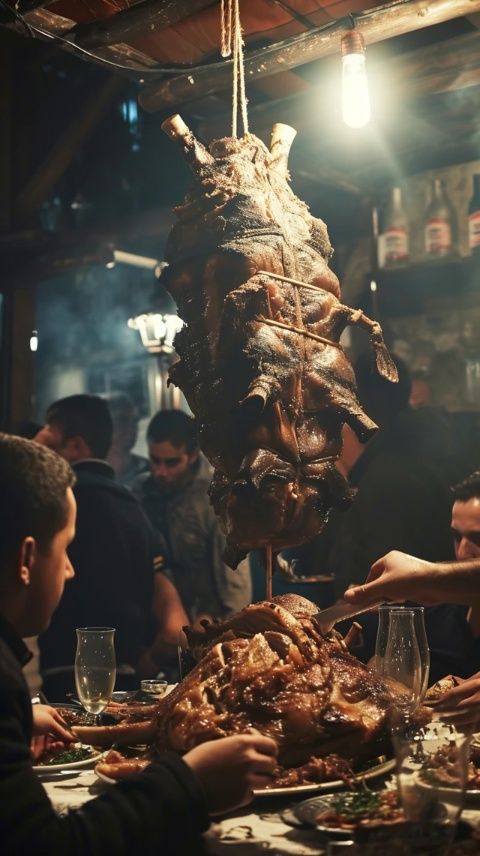在我們鄂爾多斯說(shuō)起美食給人的第一印象就是肥酒大肉酒是草原香，肉是手把肉