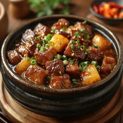 牛雜是一道風(fēng)味獨(dú)特的美食，通常由牛的內(nèi)臟和其他部位組成，味道鮮美