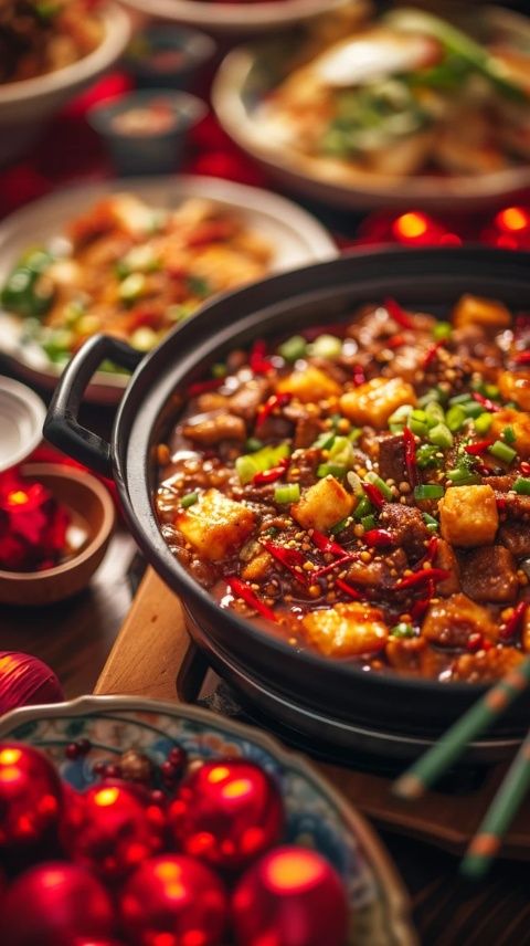 四川傳統(tǒng)名菜:麻辣鮮香的麻婆豆腐