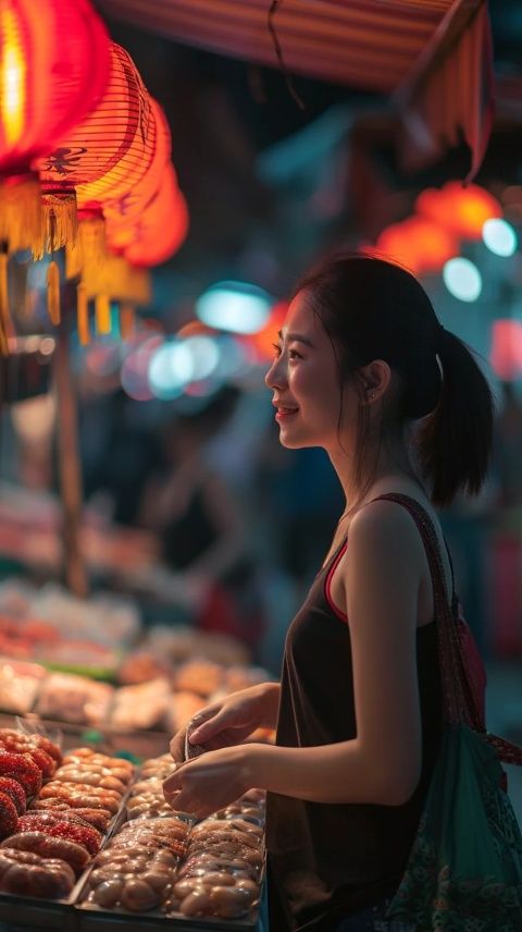 在云南保山市隆陽區(qū)，夜幕降臨之際，一場盛大的美食狂歡才剛剛開始