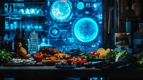 2050年有個(gè)全息AI廚師在你家廚房等你回家！