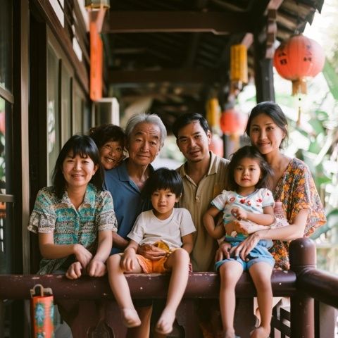 照片中的六個人，身處廣州，甚至在整個廣東省都家喻戶曉,習(xí)慣上
