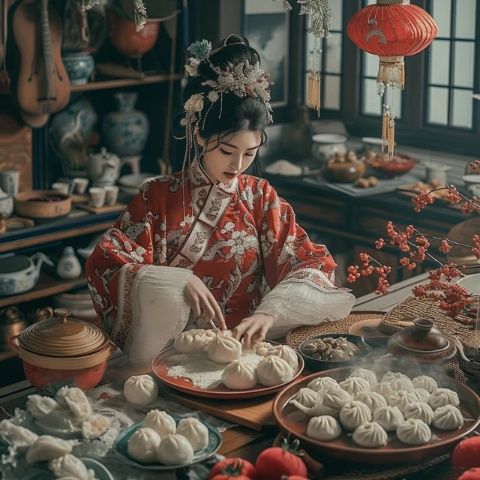 祥云味道之彝族姐妹手工制作糍粑湯圓，傳承農(nóng)耕文化與美味傳統(tǒng)