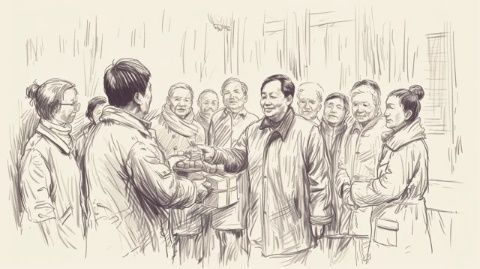 今年暑假，我們一家四口去北京玩，住在親戚家，去的時候給親戚買了3000塊錢禮物