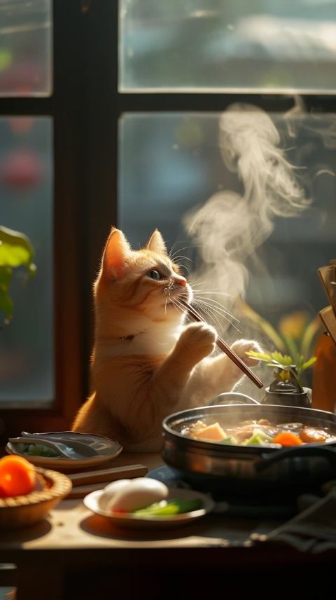 星貓歷險(xiǎn)記:合體與美食篇探秘——?jiǎng)赢嬛械囊曈X與文化盛宴
