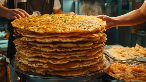 探秘淮安南門小吃街：誘人糯米糕、烤面筋，不可錯過的地道美食！