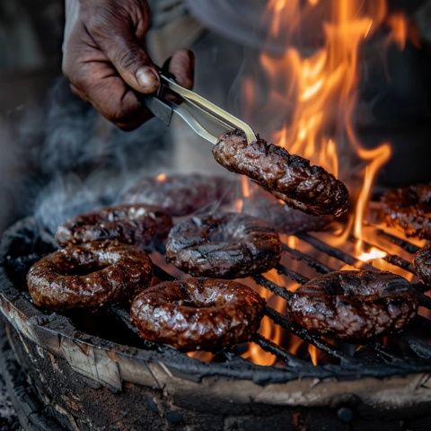 一道料理，兩種情感！炭火慢烤出的肉香四溢，引領著我們進入了一場肉食者的狂歡。