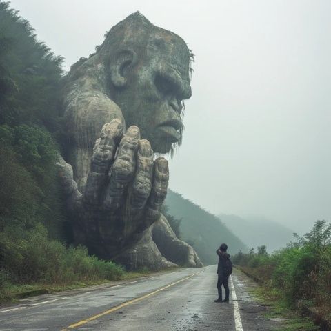 四川之旅奇遇記：韓國美女樂山游，雨中邂逅大佛奇觀