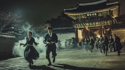 夜幕下網(wǎng)紅打卡地:延大南門(mén)繁華光影