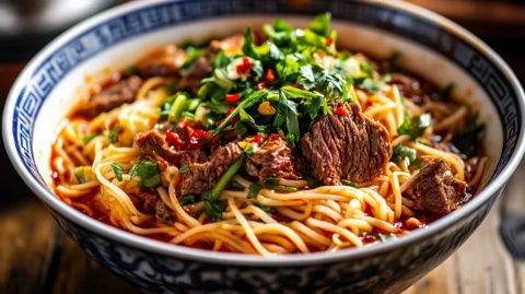 十堰名店三合湯，牛肉粉的味道也很好！