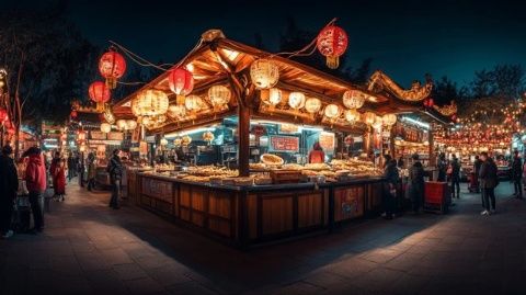 黃岡新去處：王家灣社區(qū)創(chuàng)意夜市街，點亮夏夜美食之旅