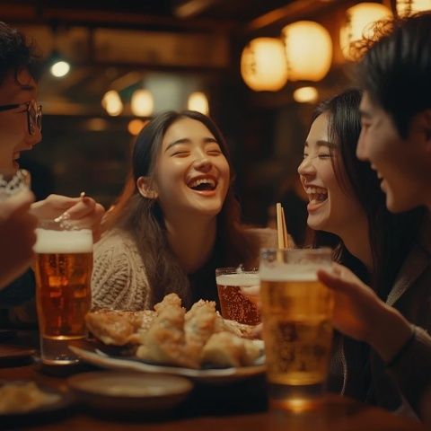 燒烤店內(nèi)不凡夜:六名日本游客與中國(guó)奧運(yùn)熱情的意外相遇