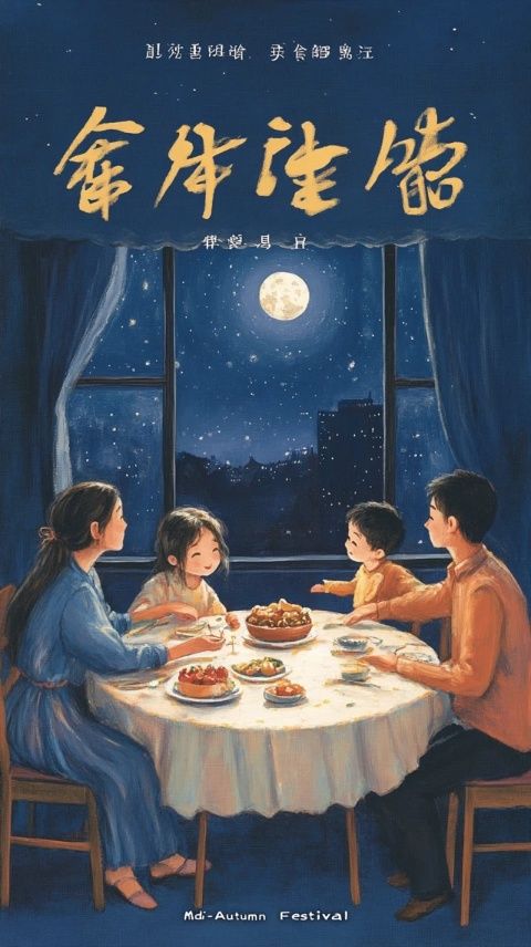 中秋佳節(jié)賞明月，品鑒國臺酒，家宴歡聚溫馨時光