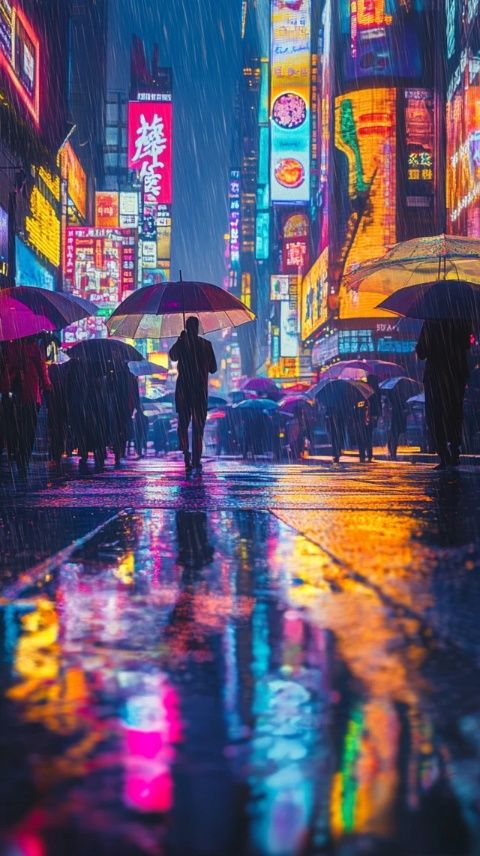 淚奔日本大阪梅田商圈的夜景，真的是讓人一見傾心的地方,想象一下