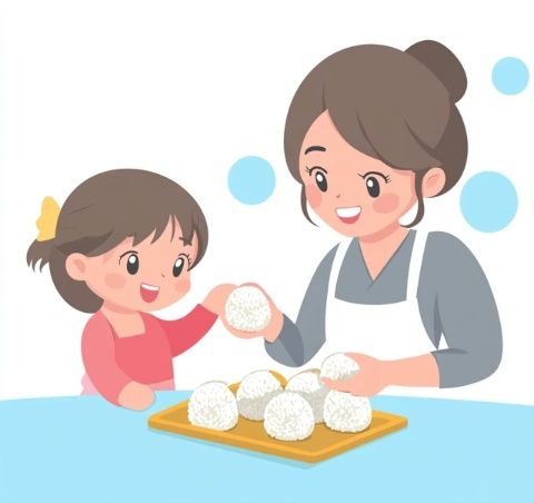 簡易版糯米飯團，孩子們的最愛，一學(xué)就會的家常美味！