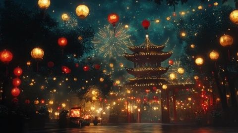 春節(jié)期間濟南公園盛況空前，快來體驗這場視覺盛宴！
