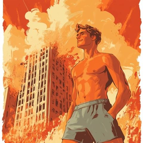 城市中的熱浪無情。