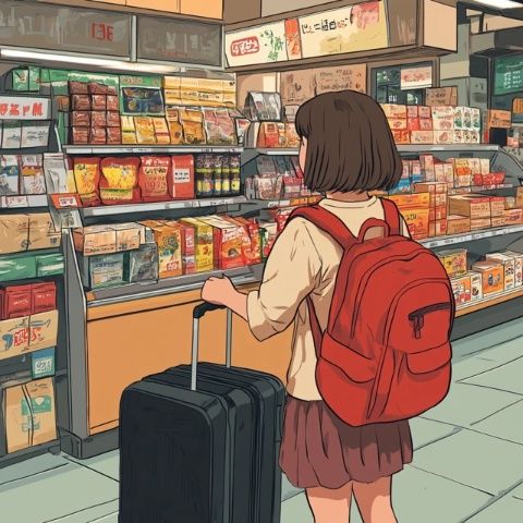 日本一女子去超市買(mǎi)日用品，結(jié)賬時(shí)才發(fā)現(xiàn)自己忘帶錢(qián)包，這下尷尬了
