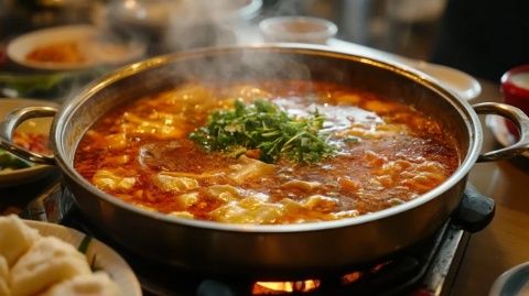 標(biāo)題寧夏隆德盛事啟幕3.71米巨型暖鍋熱氣騰騰，共襄美食盛宴！