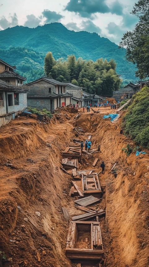 探秘陜西三原柏社村地坑窯:地下四合院的建筑奇跡與美食之旅