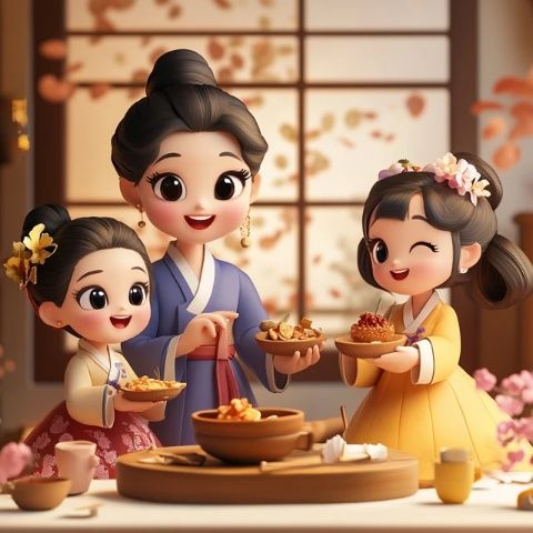 直播教學(xué)：瀟瀟大姑姐耐心指導(dǎo)安安小仙女學(xué)做餃子，傳承節(jié)日團(tuán)圓文化