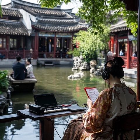 六位菲律賓老教授同行 蘇州好風(fēng)光