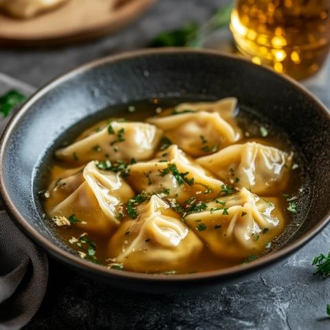 云霄美食水面：清湯餛飩?cè)馔璧耐昝澜Y(jié)合