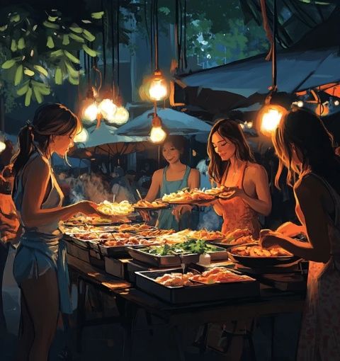 汕尾夜市必吃美食：蠔煎、糕點與燒烤探秘