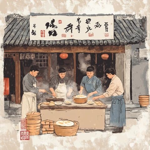 上黨美食探秘：潞城甩餅、壺關(guān)羊湯與長(zhǎng)子炒餅——地道的集市風(fēng)味傳奇