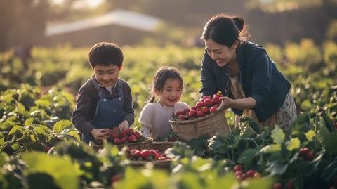 周五接弟妹發(fā)現(xiàn)草莓上市，價格八元一斤，新鮮土豆成新菜式