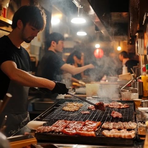 南京超火的日式烤肉排隊(duì)也要吃！